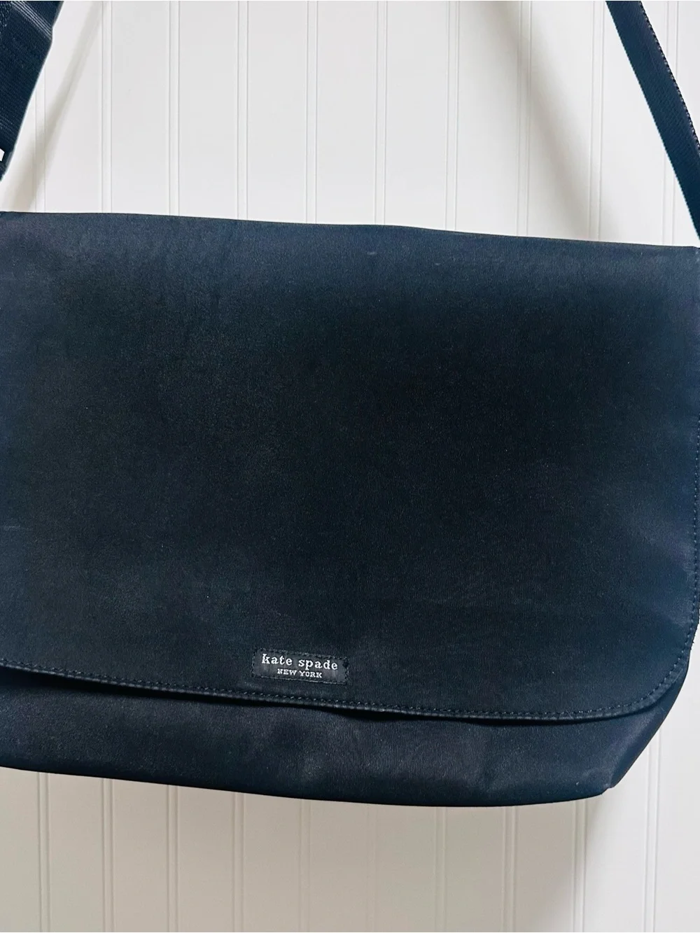 kate spade Black Nylon Shoulder Bag with Adjustable Strap